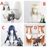 Arknights Irene Podenco Astesia Swire Grey Golden Blue Orange Cosplay Wigs