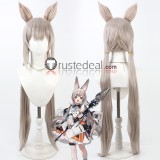 Arknights Pith Warmy Papyrus Executor the Ex Foedere Grey Silver Orange Golden Cosplay Wigs