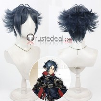 Arknights Zuo Le Blue Grey Cosplay Wig