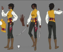 Castlevania Nocturne Annette Yellow Cosplay Costume