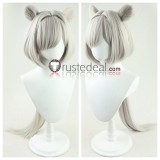 Arknights Aurora Goldenglow Specter the Unchained Vigil Grey Pink Black Cosplay Wigs