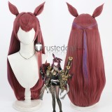 Arknights Mon3tr Lemuen Ray Dusk Black Pink Red Cosplay Wigs