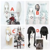 Arknights Skadi the Corrupting Heart Istina Ines Reed Grey Blue Golden Black Cosplay Wigs