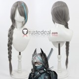 Arknights Pith Warmy Papyrus Executor the Ex Foedere Grey Silver Orange Golden Cosplay Wigs
