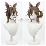 Arknights Stainless Jessica the Liberated Courier‌ Bison Brown Blue Purple Black Cosplay Wigs