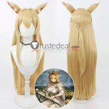 Arknights Horn Rita Scarmanderos Ling Myrtle Matterrhorn Golden Blue Red Black Cosplay Wigs