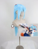 Tensei Shitara Slime Datta Ken Rimuru Tempest Mikami Satoru Light Blue Ponytail Cosplay Wig