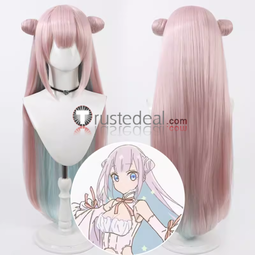 MahoAku The Magical Girl and the Evil Lieutenant Used to Be Archenemies Byakuya Mimori Cosplay Wig