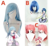 Project Sekai Colorful Stage Momoi Airi Hinomori Shizuku Kiritani Haruka Blue Pink Cosplay Wigs