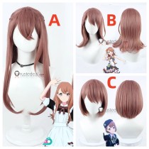 Project Sekai Colorful Stage Hanasato Minori Brown Cosplay Wigs
