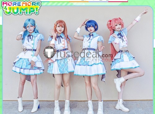 Project Sekai Colorful Stage MORE MORE JUMP! Kiritani Haruka Hanasato Minori Momoi Airi Hinomori Shizuku Cosplay Costume