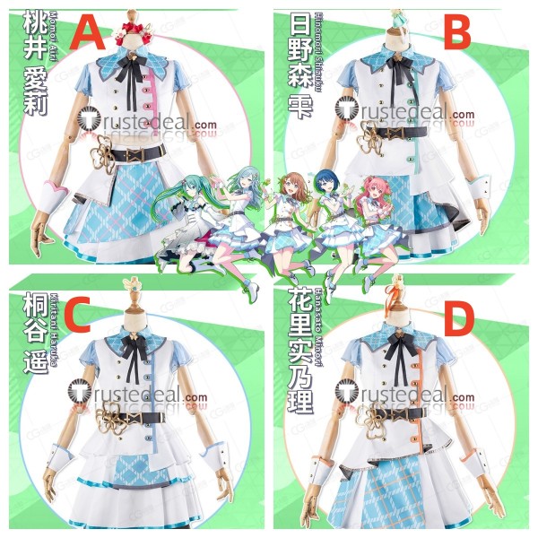Project Sekai Colorful Stage MORE MORE JUMP! Kiritani Haruka Hanasato Minori Momoi Airi Hinomori Shizuku Cosplay Costume