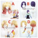 Project Sekai Colorful Stage Tenma Saki Tenma Tsukasa Asahina Mafuyu Golden Orange Purple Cosplay Wigs