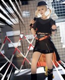 Project Sekai Colorful Stage PJSK Hot Air Girl Azusawa Kohane Black Cosplay Costume