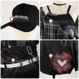 Project Sekai Colorful Stage PJSK Zozotown Collab Vivid BAD SQUAD Shinonome Akito Aoyagi Toya Azusawa Kohane Black Cosplay Costume