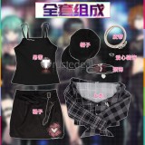 Project Sekai Colorful Stage PJSK Zozotown Collab Vivid BAD SQUAD Shinonome Akito Aoyagi Toya Azusawa Kohane Black Cosplay Costume