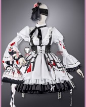 Project Sekai Colorful Stage PJSK Nightcord 25ji Bloom of Pain Akiyama Mizuki Lolita Cosplay Costume