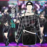 Project Sekai Colorful Stage PJSK Zozotown Collab Vivid BAD SQUAD Shinonome Akito Aoyagi Toya Azusawa Kohane Black Cosplay Costume