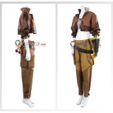 Monster Hunter Wilds MHWilds Gemma Brown Coat Cosplay Costume