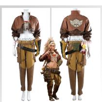 Monster Hunter Wilds MHWilds Gemma Brown Coat Cosplay Costume