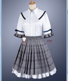 Project Sekai Colorful Stage PJSK MORE MORE JUMP! Kiritani Haruka Hinomori Shizuku Momoi Airi Uniform Dress Blue Cosplay Costume