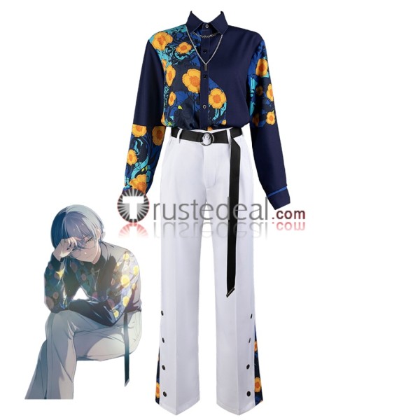 Project Sekai Colorful Stage PJSK Vivid BAD SQUAD Aoyagi Toya Daily Blue White Set Cosplay Costume