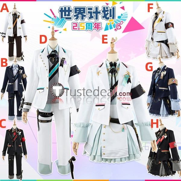 Project Sekai Colorful Stage 2.5th Anniversary Miku Kamishiro Tenma Kusanagi Nene Otori Emu Rin Kaito Meiko Kaito Cosplay Costume