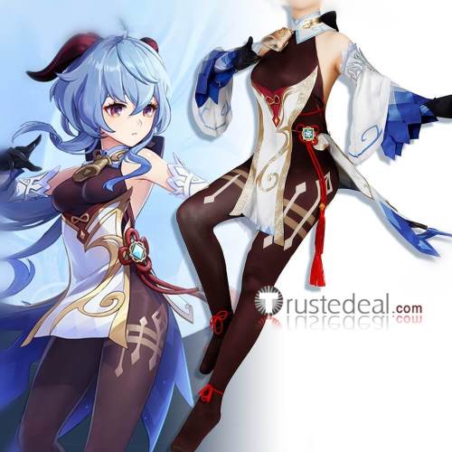 Genshin Impact Ganyu Cosplay Costume Custom Size Plus Size