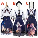 Project Sekai Colorful Stage PJSK MORE MORE JUMP! Kiritani Haruka Hinomori Shizuku Momoi Airi Uniform Dress Blue Cosplay Costume