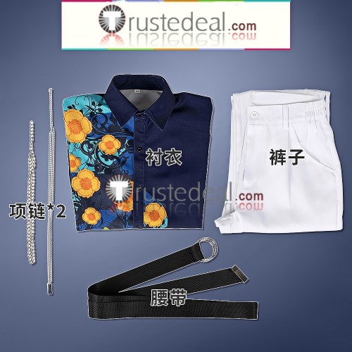 Project Sekai Colorful Stage PJSK Vivid BAD SQUAD Aoyagi Toya Daily Blue White Set Cosplay Costume