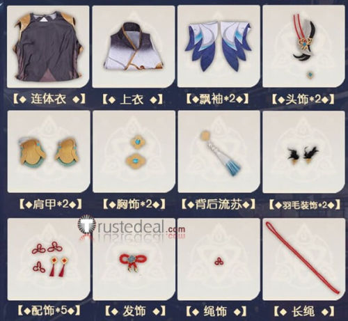 Genshin Impact Shenhe Cosplay Costume Custom Size Plus Size