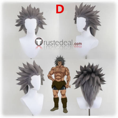 Hunter x Hunter Uvogin Silva Zoldyck Grey Styled Cosplay Wig