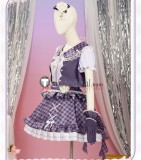 Project Sekai Colorful Stage PJSK MORE MORE JUMP! 4th Anniversary Momoi Airi Plaid Lolita Purple Cosplay Costume