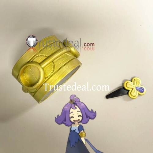 Pokemon Sun and Moon Acerola Cosplay Hair Pin Flower Bracelet Accessories Props