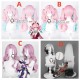 Honkai Star Rail HSR Hyacine Jade Boothill Pink Blue Black Silver Cosplay Wig