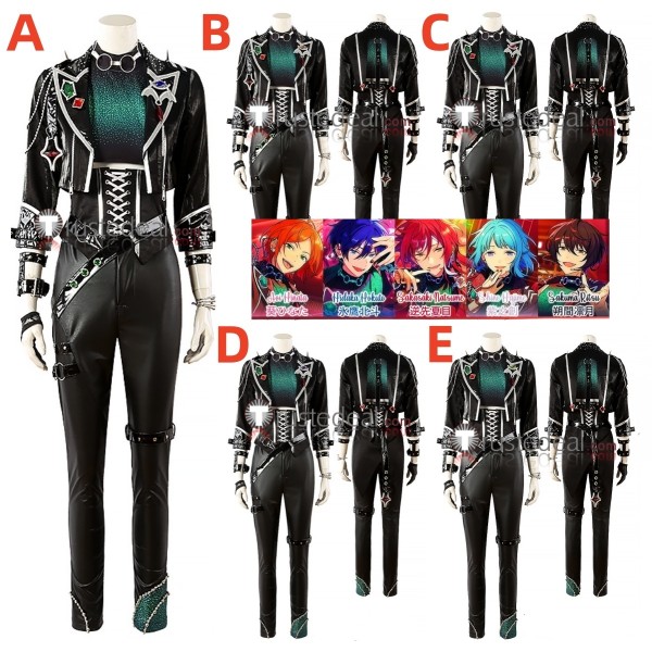 Ensemble Stars Ringing Evil Phone Trickstar Hokuto Hidaka Switch Natsume Sakasaki Knights Ritsu Sakuma Rabits Hajime Shino 2wink Hinata Aoi Cosplay Costume