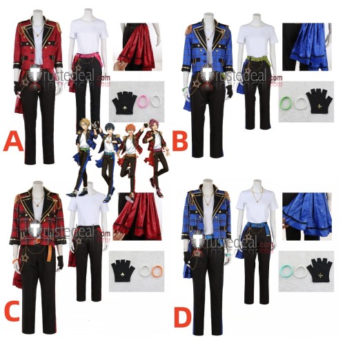 Ensemble Stars Trickstar Makoto Yuuki Hokuto Hidaka Subaru Akehoshi Mao Isara Cosplay Costume