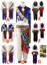 Ensemble Stars Summer Vacation Tori Himemiya Wataru Hibiki Eichi Tenshouin Yuzuru Fushimi Adonis Otogari Rei Sakuma Kaoru Hakaze Koga Ogami Cosplay Costume