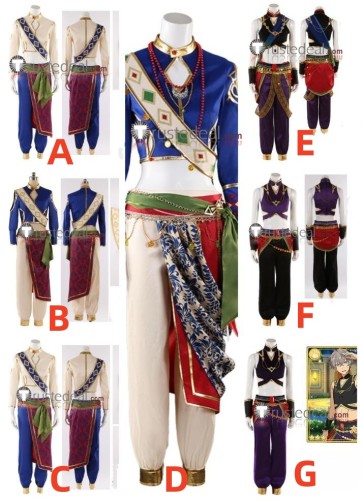 Ensemble Stars Summer Vacation Tori Himemiya Wataru Hibiki Eichi Tenshouin Yuzuru Fushimi Adonis Otogari Rei Sakuma Kaoru Hakaze Koga Ogami Cosplay Costume