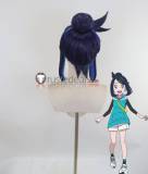 Commission Pokemon Horizons The Series Pocket Monsters Liko Zinnia Dot Caitlin Blonde Purple Blue Styled Cosplay Wig