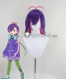 Commission Pokemon Horizons The Series Pocket Monsters Liko Zinnia Dot Caitlin Blonde Purple Blue Styled Cosplay Wig