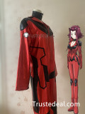 Yu-Gi-Oh 5D's Akiza Izinski Turbo Duelist Motorcycle Red Bodysuit Cosplay Costume