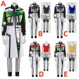 Ensemble Stars Ryuseitai Comet Show Midori Takamine Tetora Nagumo Kanata Shinkai Chiaki Morisawa Shinobu Sengoku Cosplay Costume