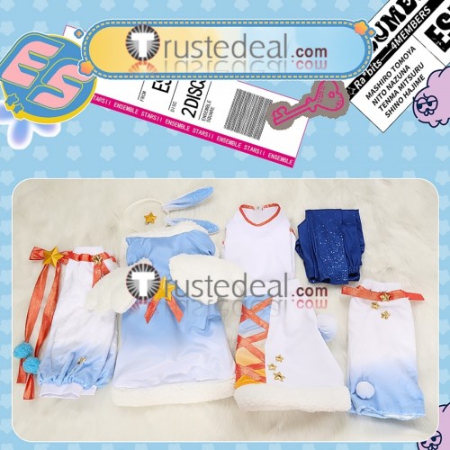Ensemble Stars Rabits TRIP Tomoya Mashiro Mitsuru Tenma Hajime Shino Nazuna Nito Cosplay Costume