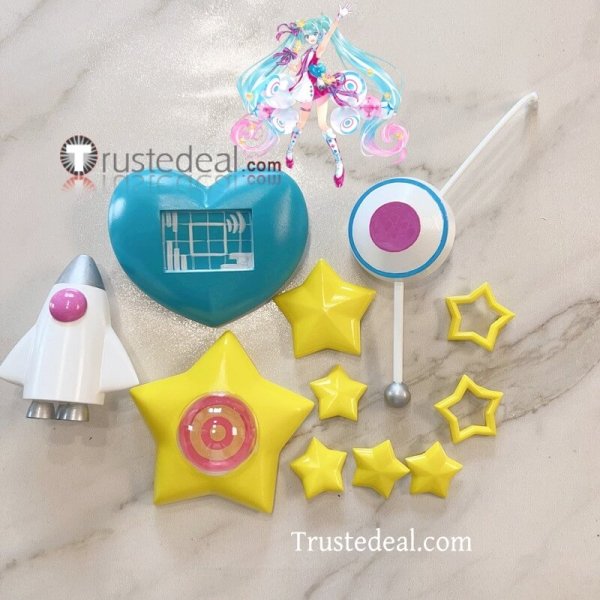 Vocaloid Hatsune Miku Magical Mirai 10th Anniversary 2022 Stars Heart Rocket Headset Cosplay Accessories Props