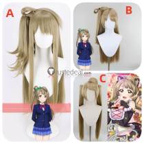 Love Live Double Ponytails Cat Neko Twin Tailed Cat Minami Kotori Styled Cosplay Wig
