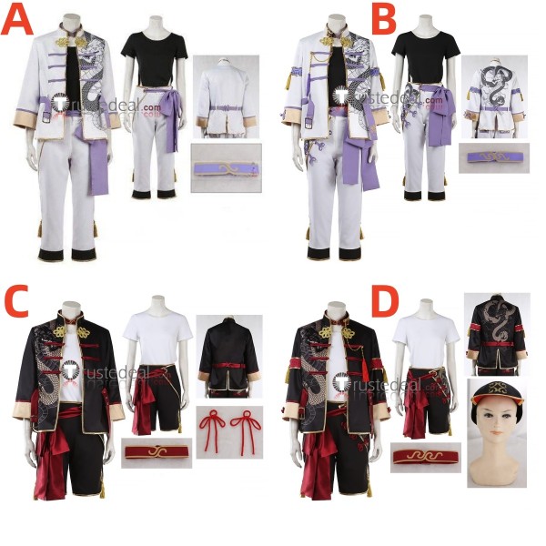 Ensemble Stars Fist of Idol Togenkyo Hanfu Fine Eichi Tenshouin Yuzuru Fushimi Wataru Hibiki Tori Himemiya Trickstar Hokuto Hidaka Mao Isara Subaru Akehoshi Makoto Yuuki Cosplay Costume
