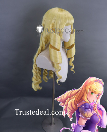 Love Live SuperStar Sumire Heanna Blonde Roman Roll Curly Styled Cosplay Wig