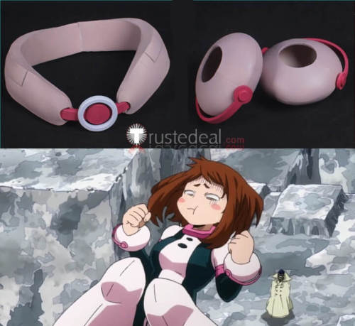 My Hero Academia Boku no Hero Academia Ochaco Ochako Uraraka Wrist Waist Armor Gauntlets Boot Covers Cosplay Props Accessories