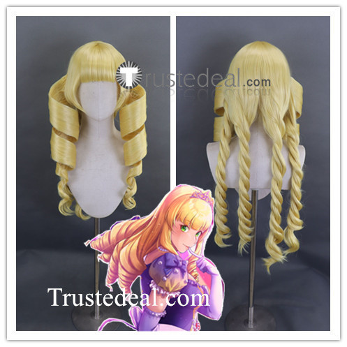 Love Live SuperStar Sumire Heanna Blonde Roman Roll Curly Styled Cosplay Wig